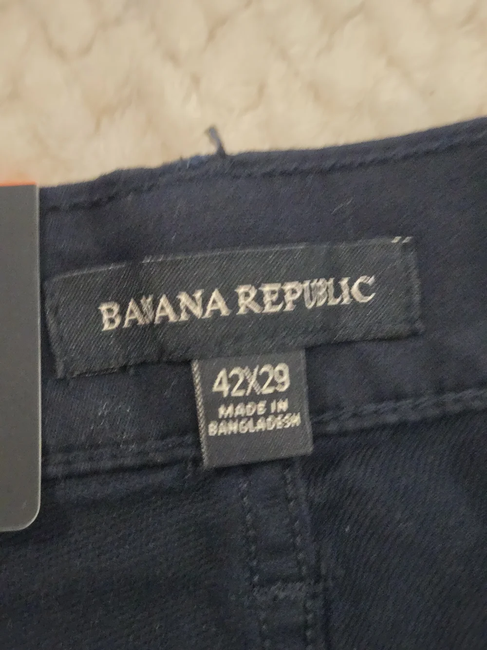 NWT Banana Republic Men’s Black 5 Pocket Stretch Pants 42x29